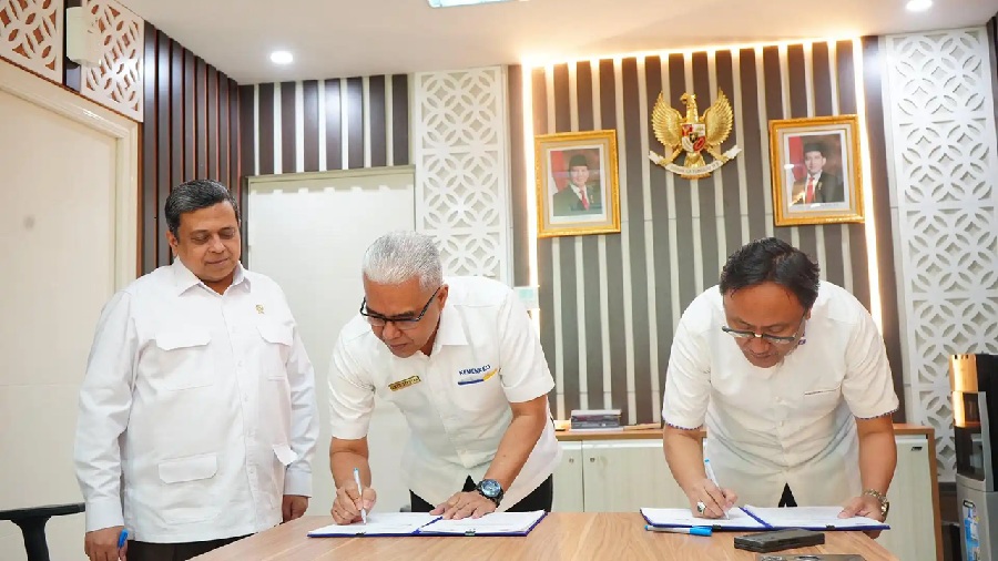 <p>BPJPH berkolaborasi dengan PIP untuk memfasilitas sertifikasi halal bagi pelaku usaha secara gratis dengan pembiayaan. (Foto/BPJPH).</p>
