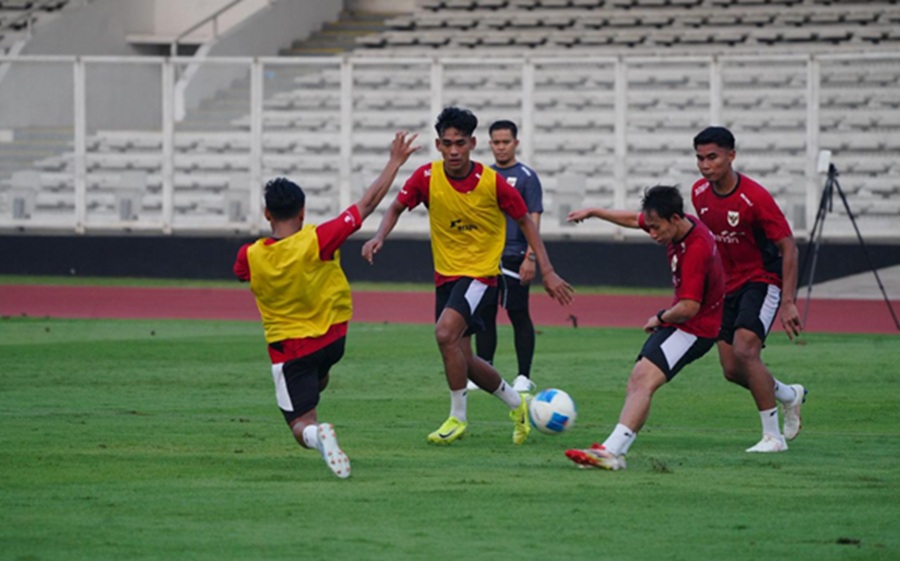 <p>Skuad Timnas U23 Indonesia akan menghadapi India dalam laga uji coba menuju SEA Games 2025 di Thailand, siaran langsung malam ini. Foto: PSSI.</p>
