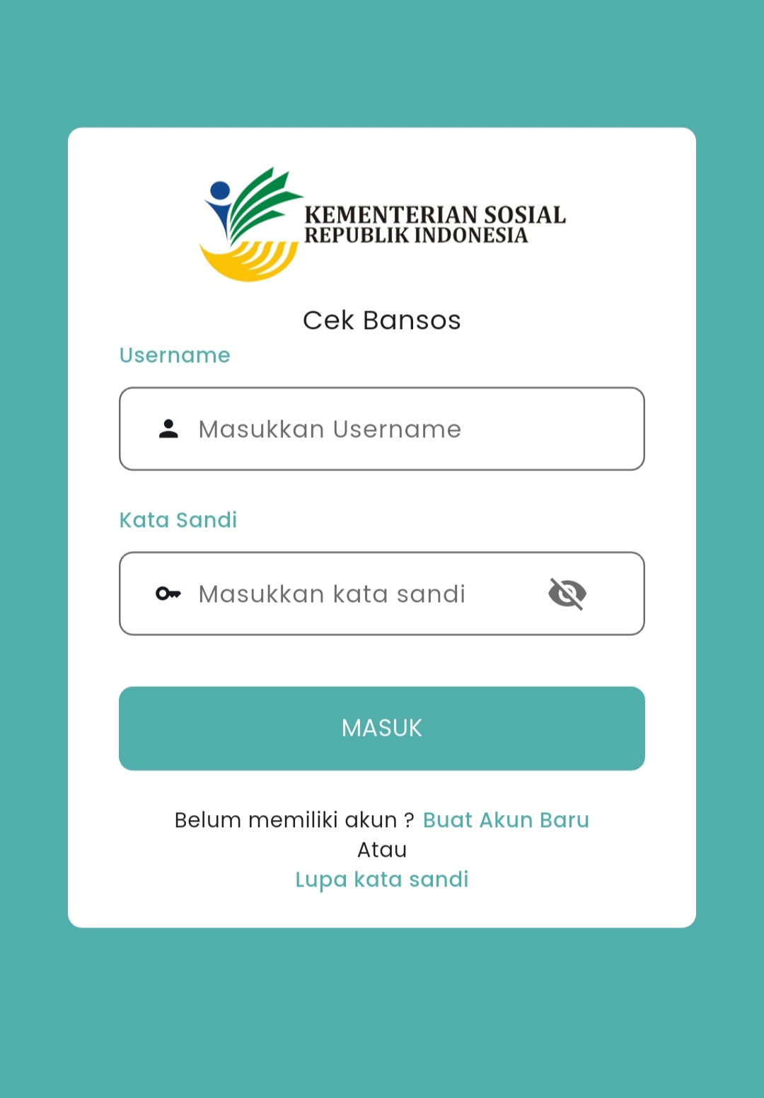 <p>Ilustrasi laman cek status bantuan sosial melalui situs resmi cekbansos.kemensos.go.id.</p>

<p> </p>
