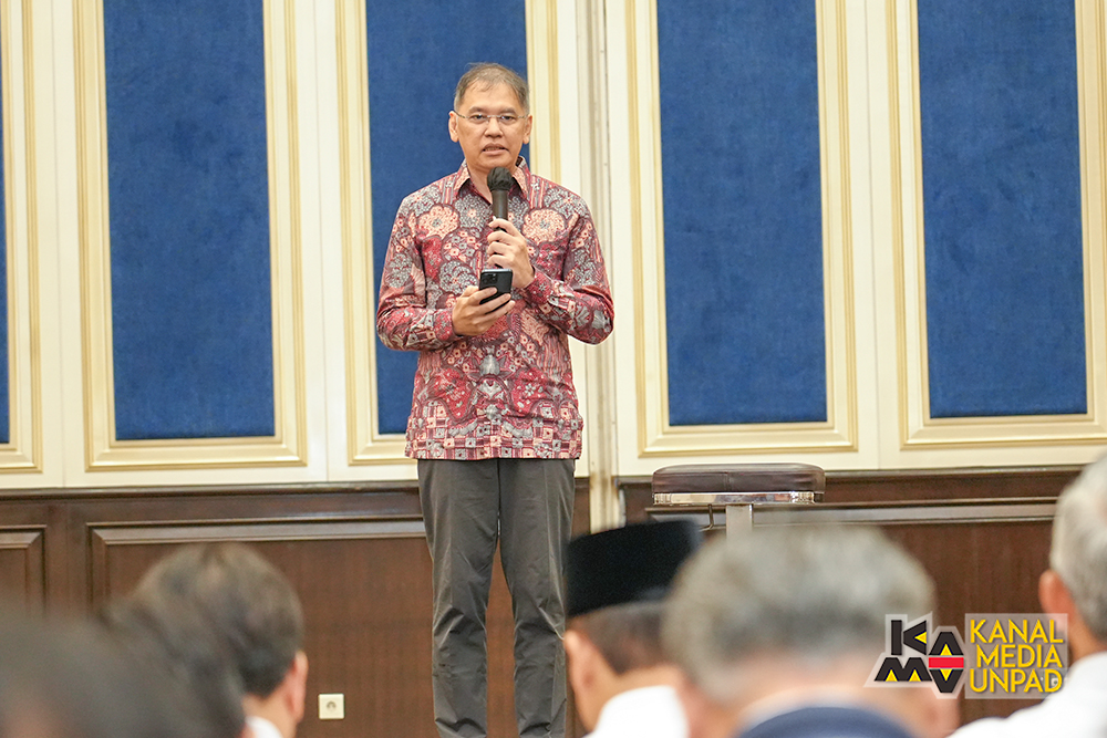 <p>Rektor  Unpad, Prof. Arief S. Kartasasmita. (Dok. Kanal Media Unpad)</p>
