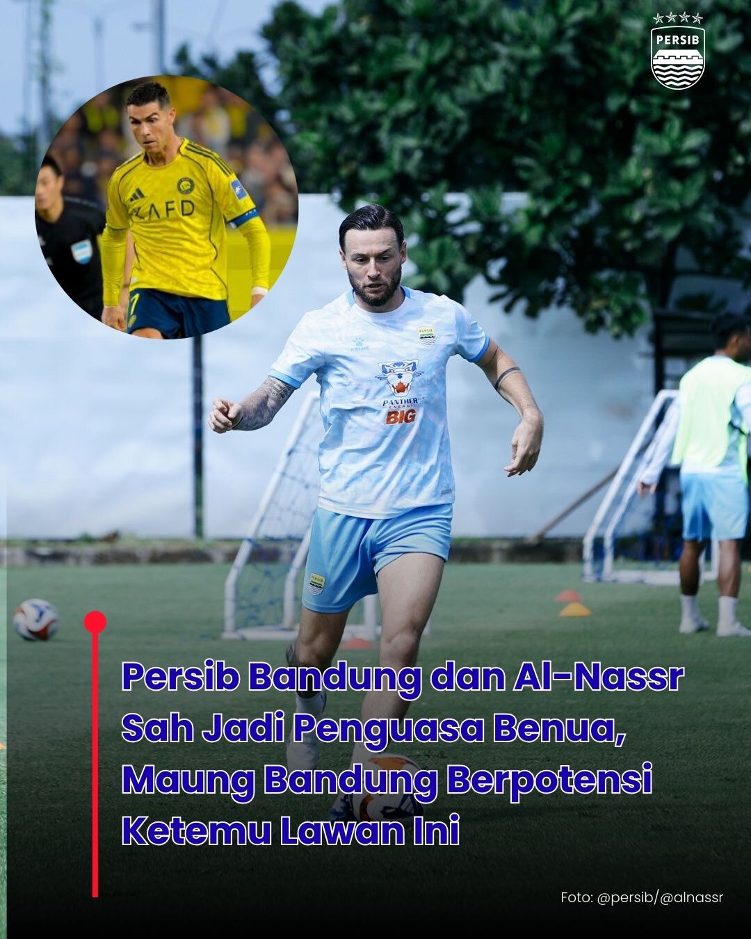 Kejutan ACL Two 2025, Persib Bandung Sejajar Al-Nassr di Puncak Klasemen Usai Drama Fase Grup Usai