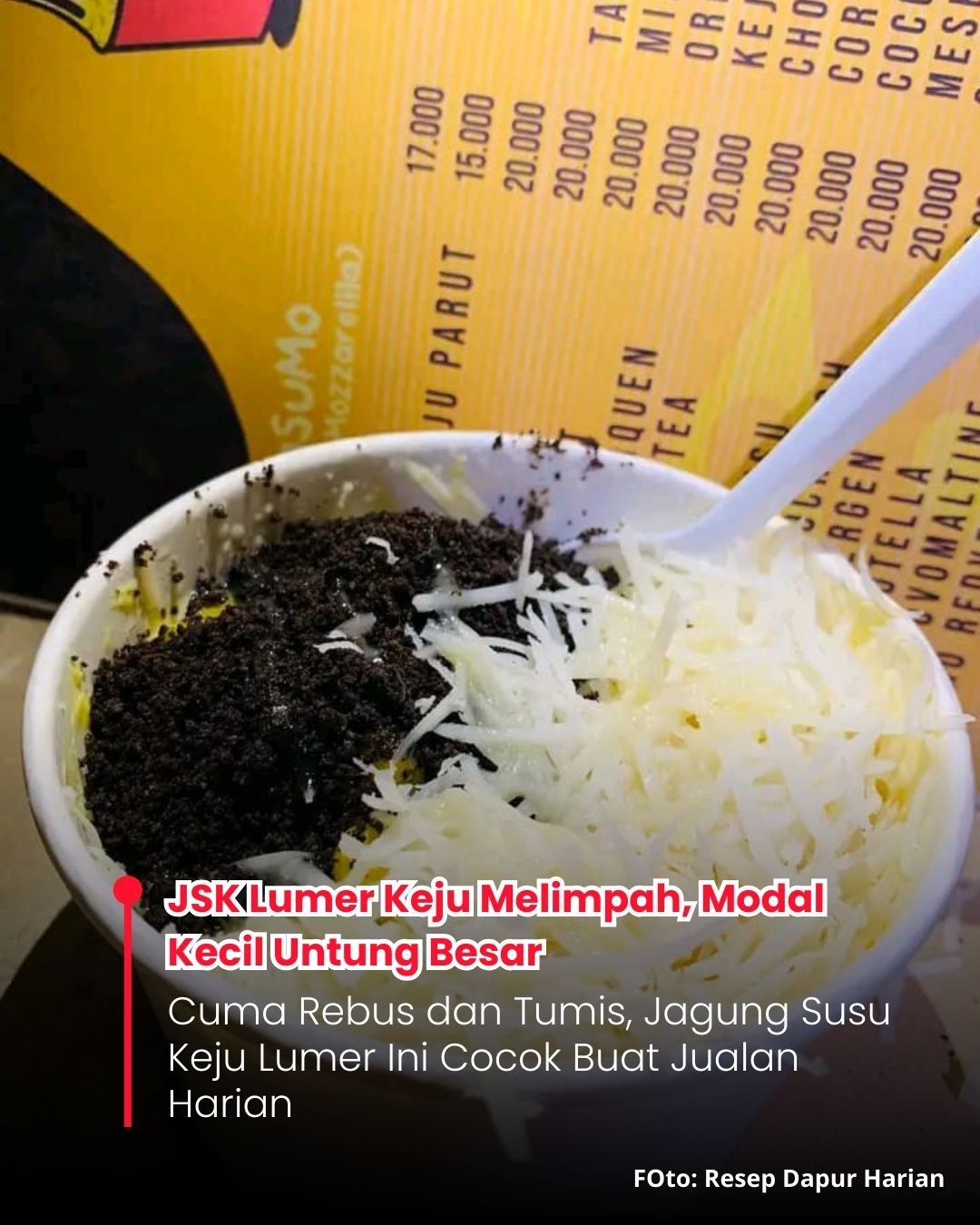 <p>Jagung Susu Keju lumer jadi peluang usaha kuliner simpel, mudah dikembangkan, dan relevan dengan dukungan ekonomi serta penguatan UMKM lokal.</p>
