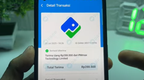 <p>Ilustrasi uang yang masuk ke saldo DANA. Cuma main game, saldo DANA nambah Rp288 ribu? Yuk simak cara dan buktinya di sini! Tangkap layar : Youtube Sandi Tutorial</p>
