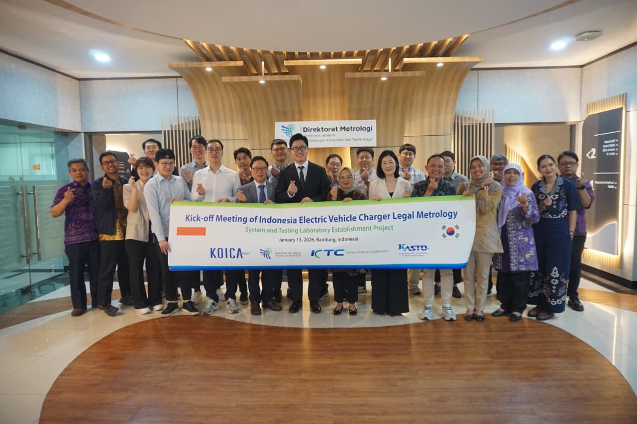 Kemendag-KOICA Luncurkan Proyek Pengembangan Sistem Metrologi Legal Kendaraan Listrik EVSE