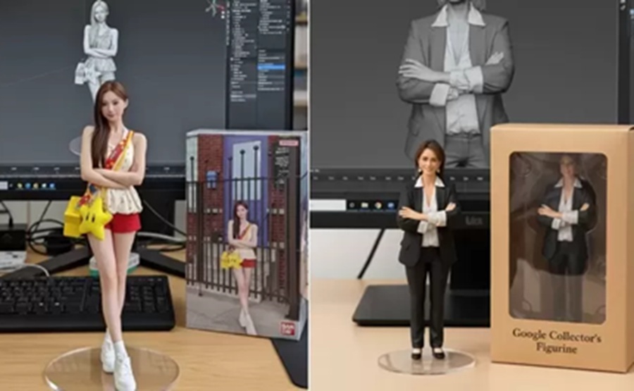 <p>Ilustrasi editing foto miniatur action figure dengan Google Gemini AI. Simak cara buat dan contoh prompt-nya. (Foto: Kolase-X/@Teresaaaa_Web3/@GoogleES).</p>
