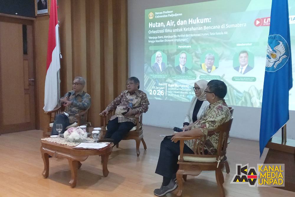 Dewan Profesor Unpad Gelar Seminar Terkait Ketahanan Bencana di Sumatra