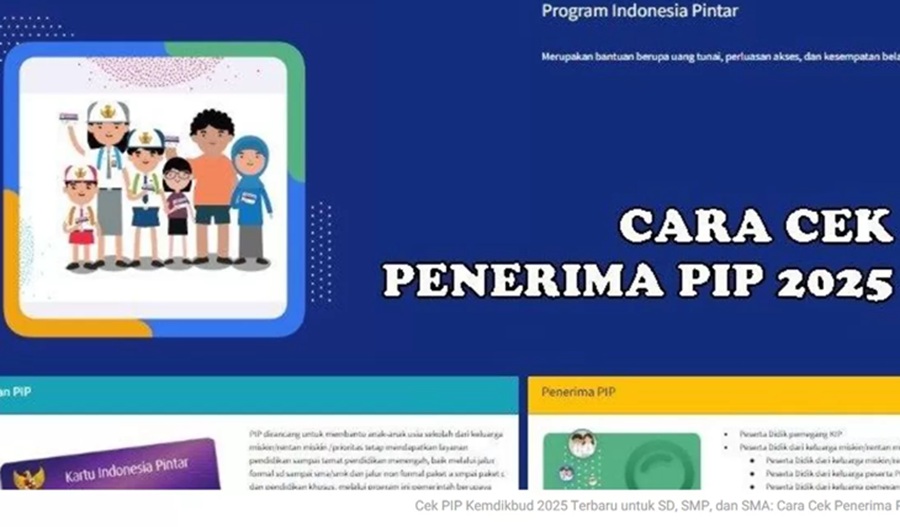<p>Cara cek status penerima PIP 2025. Berikut ini kriteria dan besaran dana bantuan diterima siswa. (Foto: PIP Kemendikdasmen).</p>
