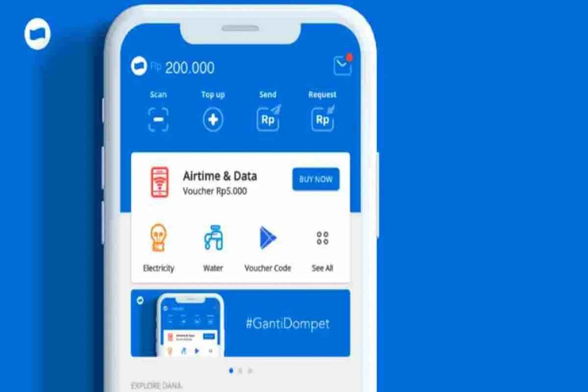 <p>Ilustrasi aplikasi DANA. Simak cara top up saldo DANA lewat mobile banking. (sumber: dana)</p>

