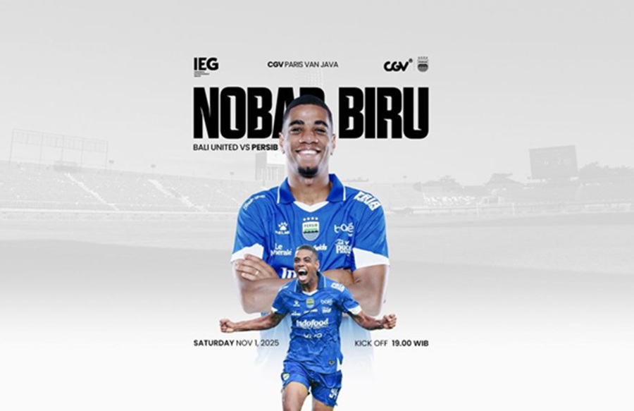 <p>Simak informasi lokasi dan cara beli tiket nobar Persib kontra Bali United dalam jadwal Super League pekan ke-11. Foto: Persib.</p>