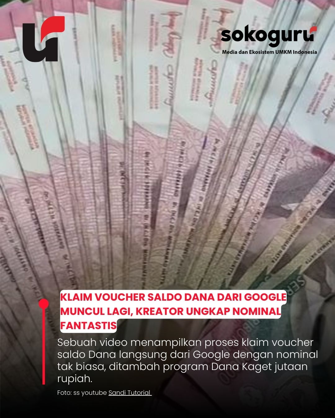 Saldo Dana Gratis dari Google? Bukti di Layar Ini Bikin Warganet Berhenti Scroll