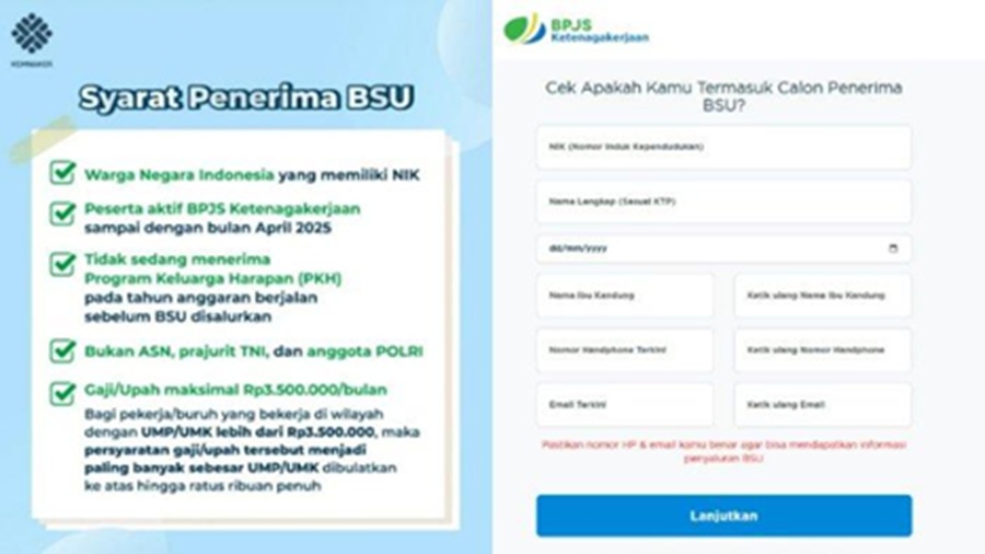 <p>Ilustrasi pengecekan BSU. Simak cara cek penerima BSU 2025 yang kabarnya akan disalurkan bagi pekerja berpenghasilan rendah.</p>
