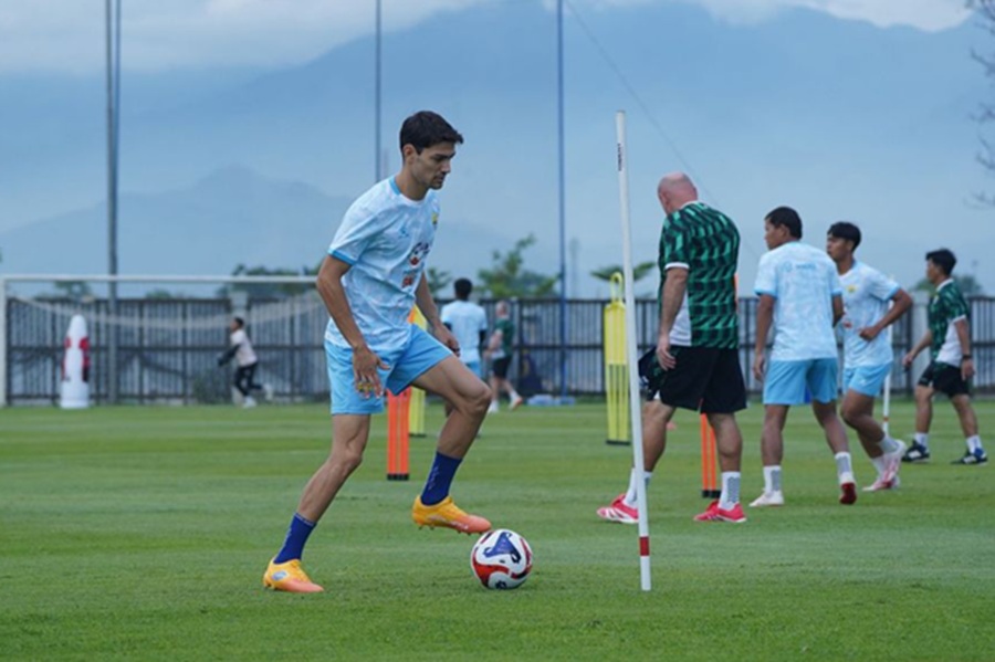 <p>Kondisi pemain Persib sedang menjalani latihan. Jadwal pertandingan Persib vs Borneo FC di Stadion GBLA terancam batal digelar akhir pekan ini. (Foto: Persib).</p>
