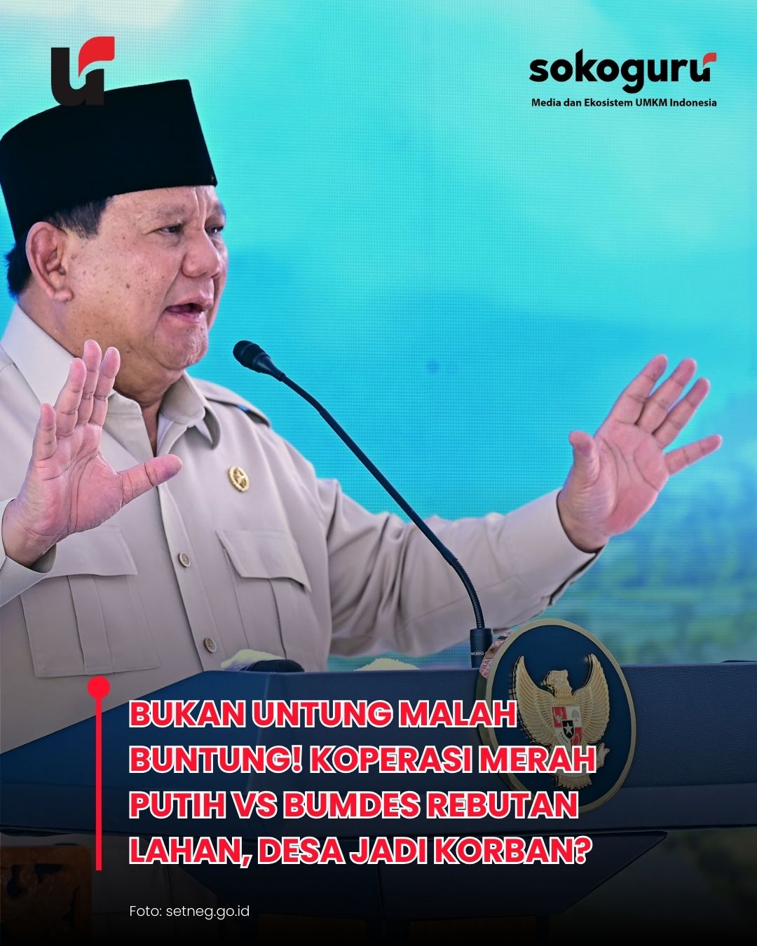 Menagih Janji Soko Guru di Desa: Dana Desa Dikuras Bayar Utang Bank? Waspada Jebakan Baru KDMP, Warga Rugi!
