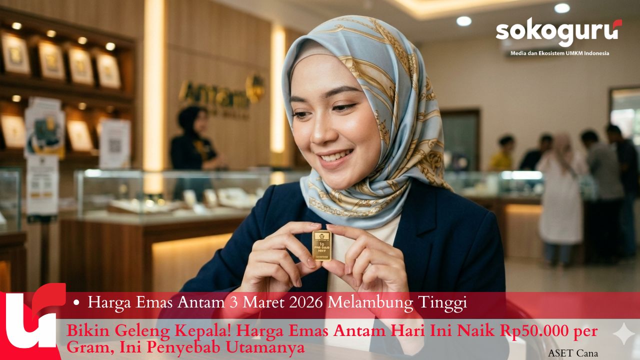 Gila! Harga Emas Antam Hari Ini 3 Maret 2026 Tembus Rp3,1 Juta, Pemiliknya Bakal Kaya Mendadak