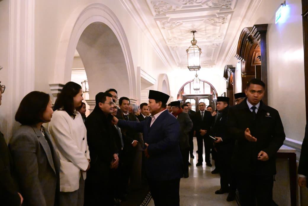 Presiden Prabowo Bangkitkan Semangat Diaspora Indonesia yang Menempuh Pendidikan di Inggris