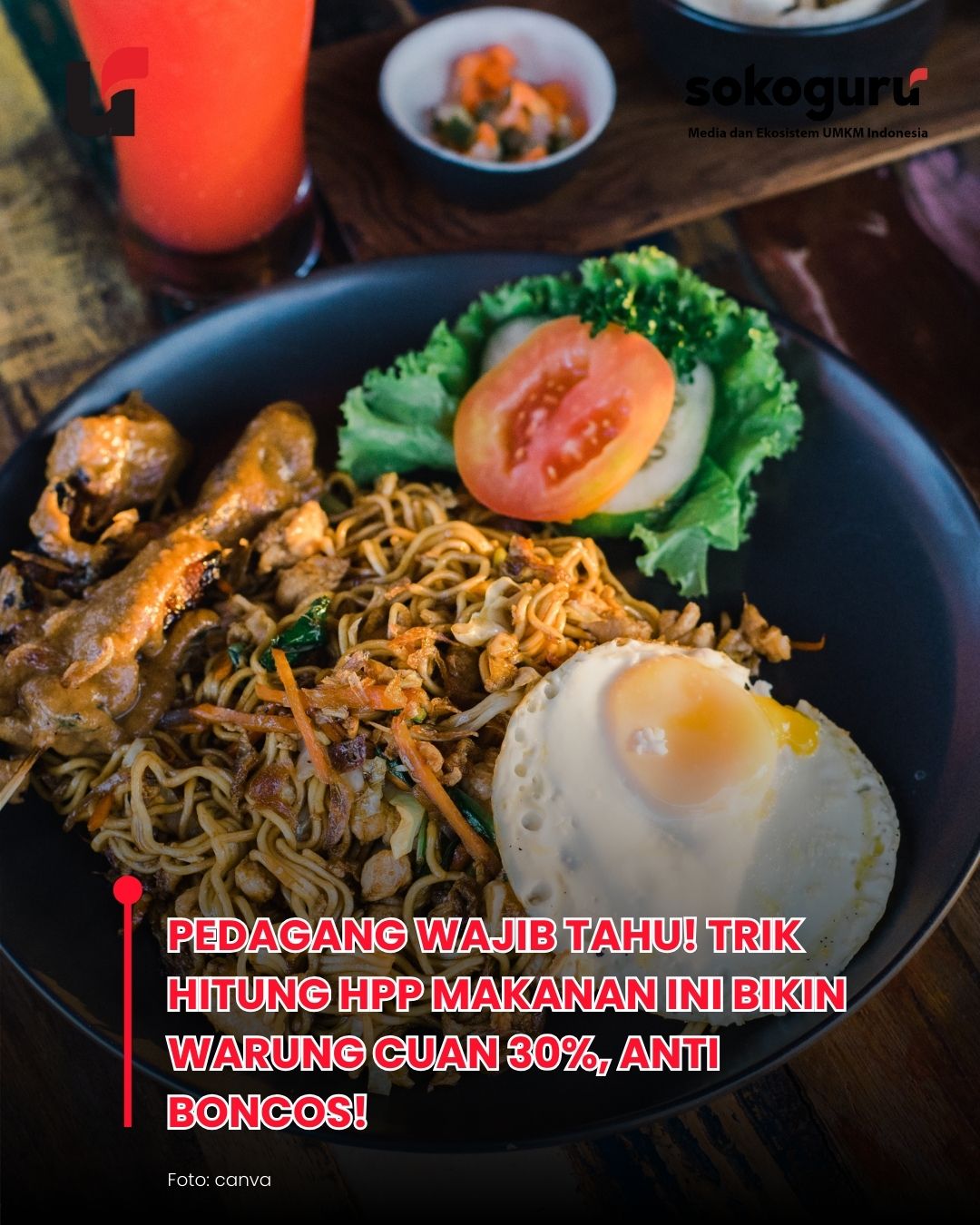 Cuan 30 Persen, Modal Rp8 Ribu Jadi Rp10 Ribu? Begini Cara Hitung HPP Makanan Agar Bisnis Auto Sukses!