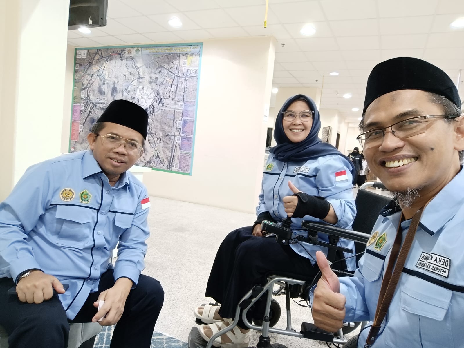 <p>Kementerian Agama melibatkan penyandang disabilitas sebagai bagian dari tim petugas haji. (Dok.Kemenag)</p>
