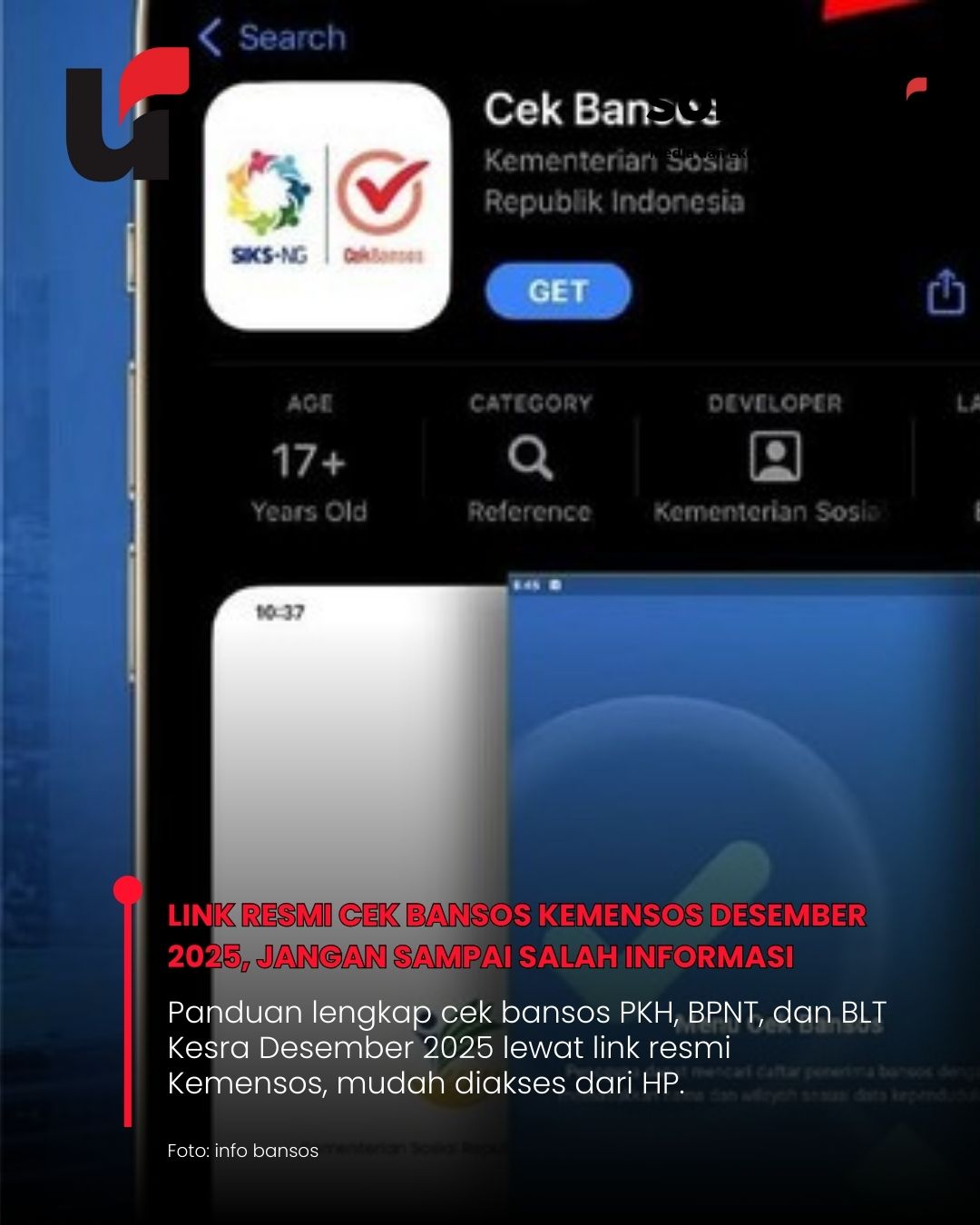 <p>Cara cek bansos pakai KTP - Cara cek bansos Kemensos Desember 2025 secara online lewat situs dan aplikasi resmi, lengkap daftar bantuan dan info 2026.</p>
