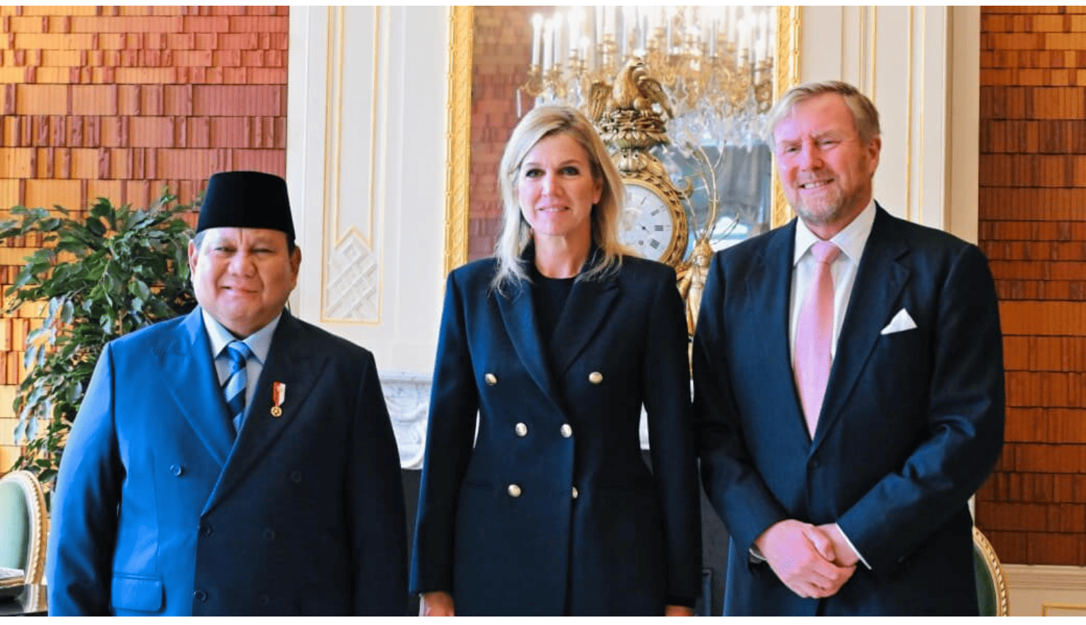 <p>Presiden Republik Indonesia, Prabowo Subianto diterima secara resmi oleh Raja Belanda Willem-Alexander dan Ratu Máxima di Istana Huis ten Bosch, Den Haag, Belanda, pada Jumat, 26 September 2025. (Dok. BPMI Setpres/Laily Rachev)</p>
