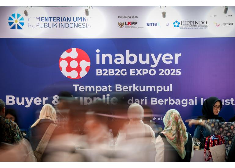 <p>NABUYER memperkuat peran UMKM dalam mendukung ekosistem ritel modern Indonesia. (Dok. Kementerian UMKM)</p>

