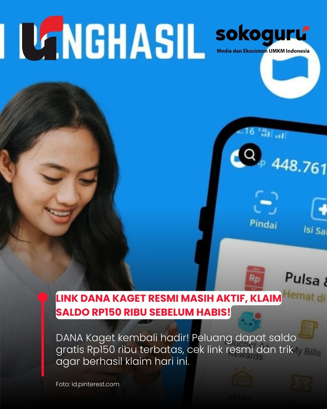 Segera Klaim DANA Kaget Rp150 Ribu! Link Resmi 17 Desember 2025, Jangan Sampai Kehabisan