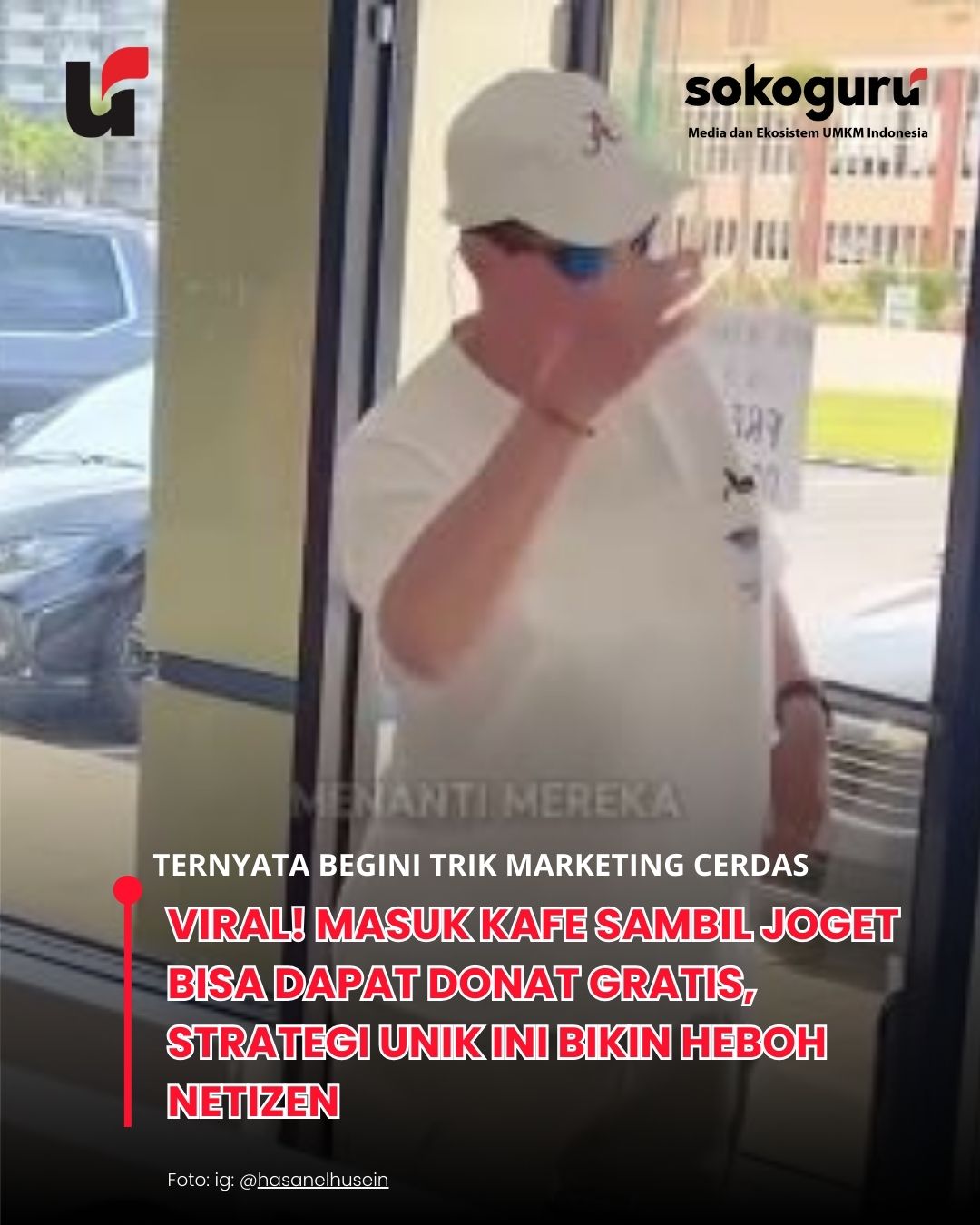 Bikin Melongo! Cuma Modal Joget di Pintu Masuk Bisa Makan Enak, Ide Gila Ini Patut Ditiru!
