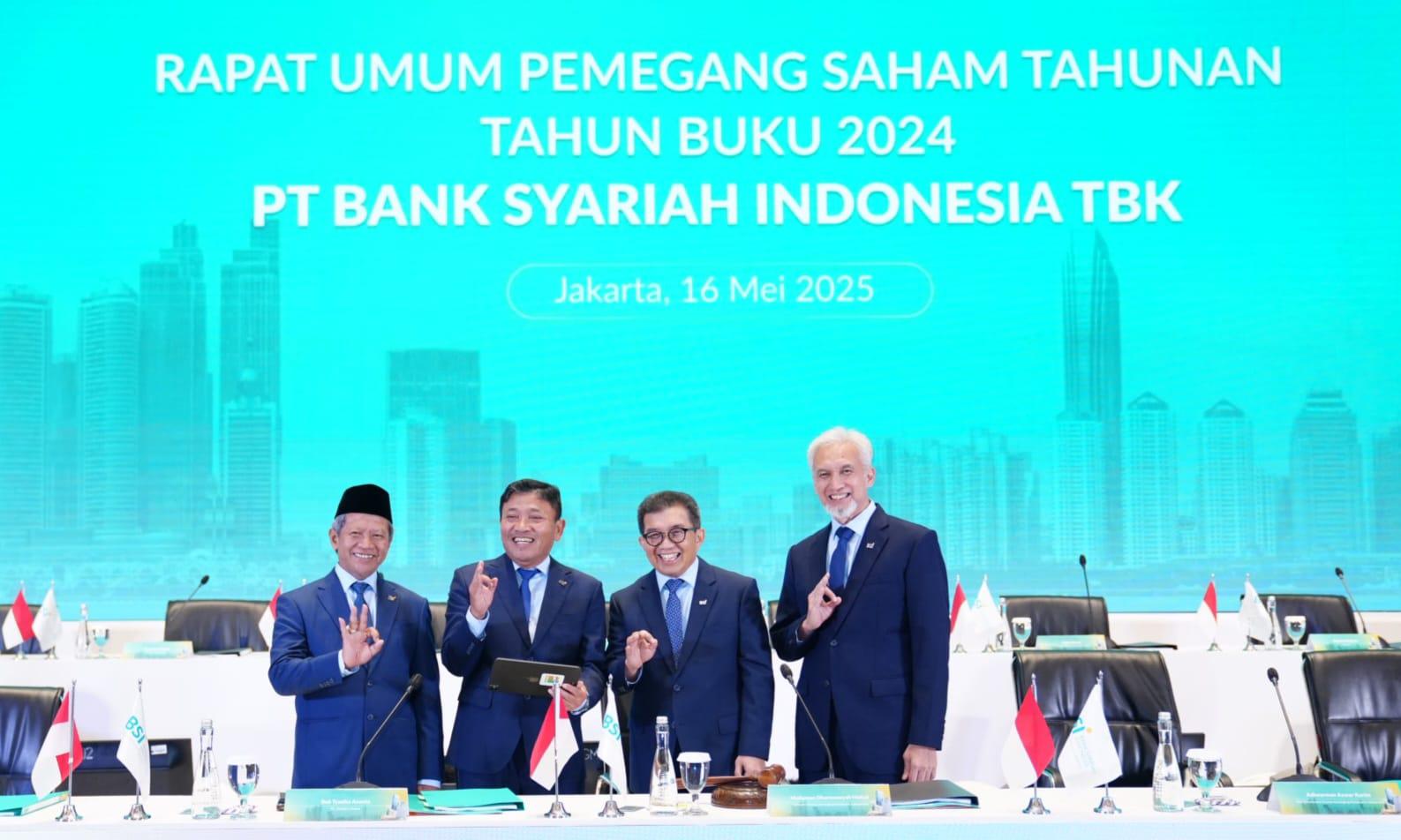 <p>PT Bank Syariah Indonesia Tbk (BSI) resmi menetapkan Anggoro Eko Cahyo sebagai Direktur Utama yang baru dalam Rapat Umum Pemegang Saham Tahunan (RUPST) 2025. (Dok.BSI)</p>
