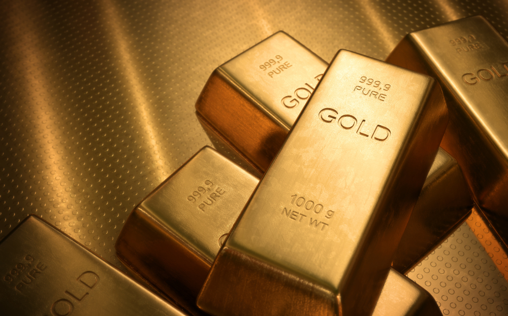 <p>Ilustrasi logam mulia emas antam harga hari ini turun. Simak harga emas antam hari ini turun dari 0,5 gram hingga 100 gram. Foto: treasury</p>
