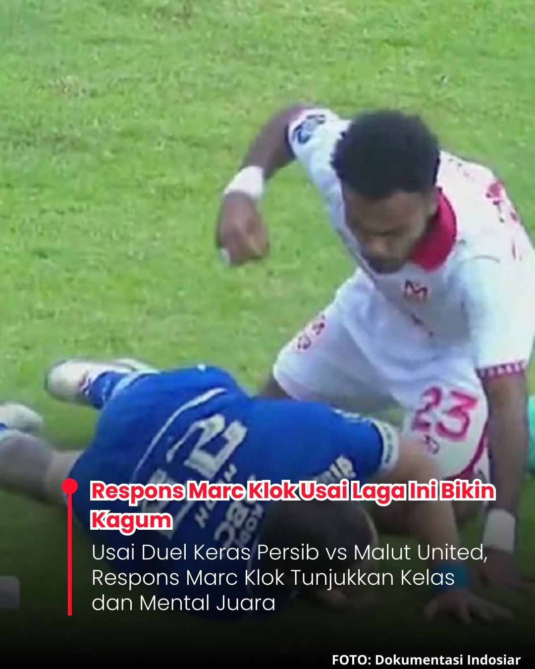 <p>Sikap Marc Klok usai laga panas Persib vs Malut United menuai pujian, memperlihatkan kedewasaan, empati, dan karakter kuat pemain timnas.</p>
