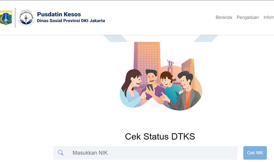 <p>Laman Pusdatin untuk cek bansos PKD Jakarta 2025. Berikut ini cara cek penerima dan besaran dana yang diterima penerima manfaat KLJ, KAJ, dan KPDJ. (Foto/Siladu Jakarta).</p>
