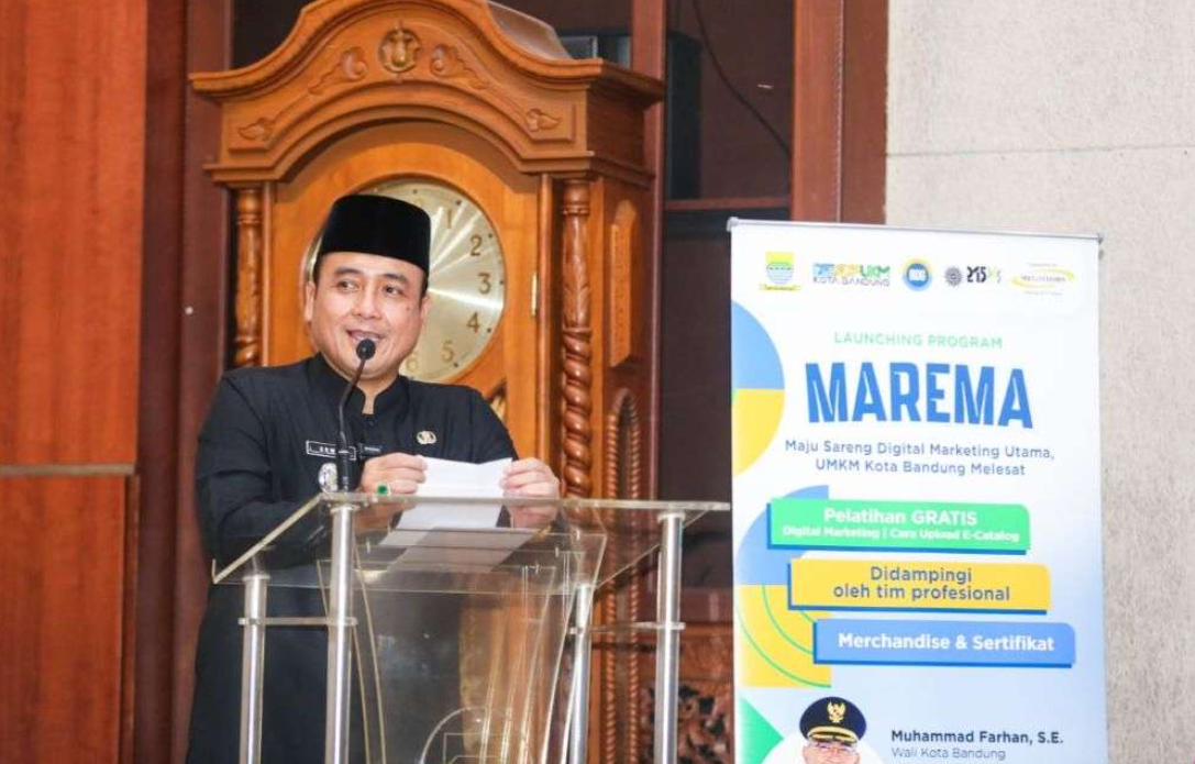 <p>Program MAREMA Bandung bantu UMKM kuasai digital marketing, tingkatkan penjualan online, dan dorong UMKM tangguh, mandiri, dan naik kelas. </p>