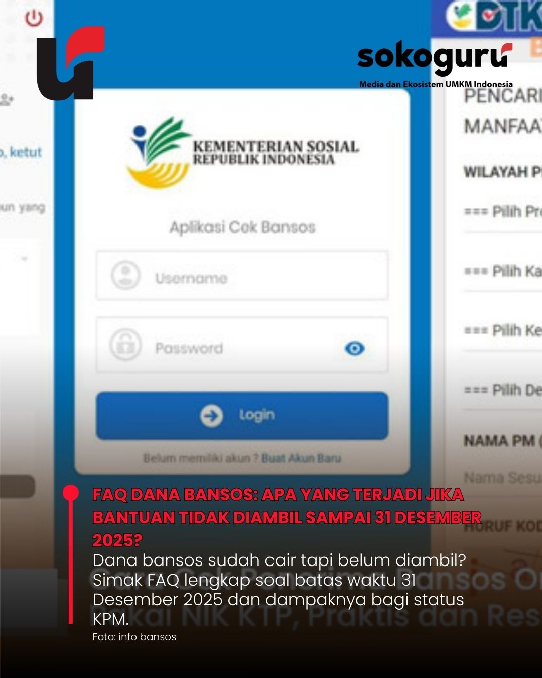 <p>Bantuan sosial akhir tahun - FAQ bansos akhir tahun 2025: alasan saldo mengendap bisa dianggap tak butuh, daftar bantuan prioritas, dan langkah aman bagi KPM.</p>
