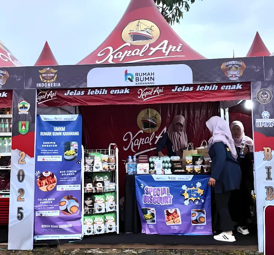 <p>Booth UMKM binaan Peruri di Borobudur International Bike Week (BIBW) 2025 digelar pada 2-4 Mei 2025 di kawasan Candi Borobudur, Magelang, Jawa Tengah. (Dok. Peruri)</p>
