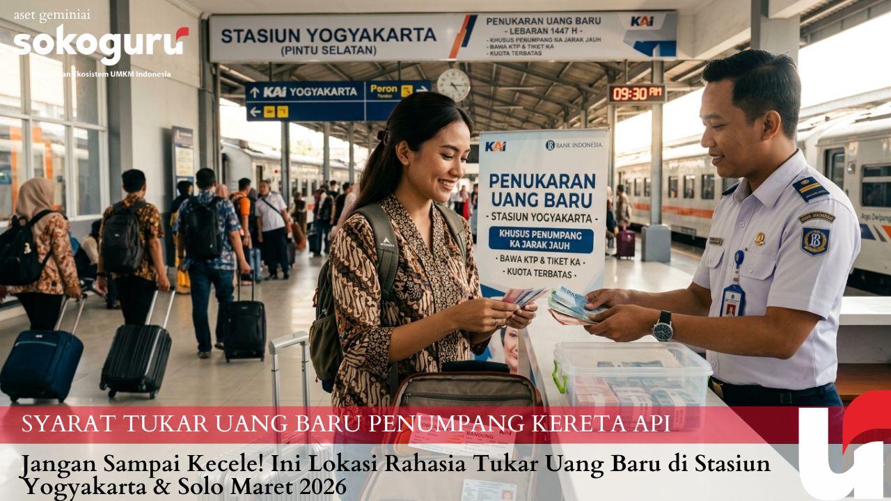 Penukaran Uang Baru Lebaran 2026 di Stasiun Yogyakarta & Solo Dibuka, Cek Jadwalnya!