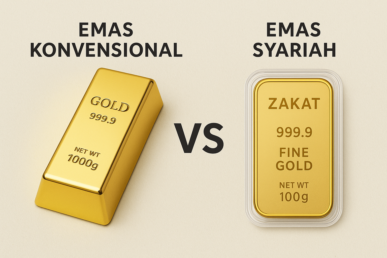 <p>Ilustrasi emas. Simak penjelasan dari perbedaan investasi emas konvensional dan emas syariah. (sumber: sokoguru)</p>

