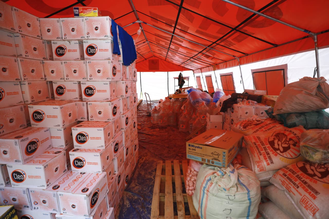 <p>Di Provinsi Aceh,  bantuan bufferstock logistik didistribusikan ke Kabupaten Aceh Utara, Kabupaten Aceh Tengah, Kabupaten Bener Meriah, dan Kabupaten Aceh Tamiang. (Dok. Kemensos)</p>

<p> </p>
