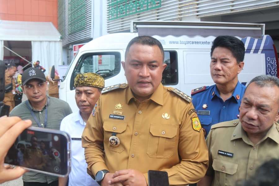 <p>Bupati Bogor Rudy Susmanto mengatakan, Job Fair ini bukan hanya ajang seremonial, tapi bentuk aksi konkret membuka akses pekerjaan bagi warga. (Dok.Pemkab Bogor)</p>
