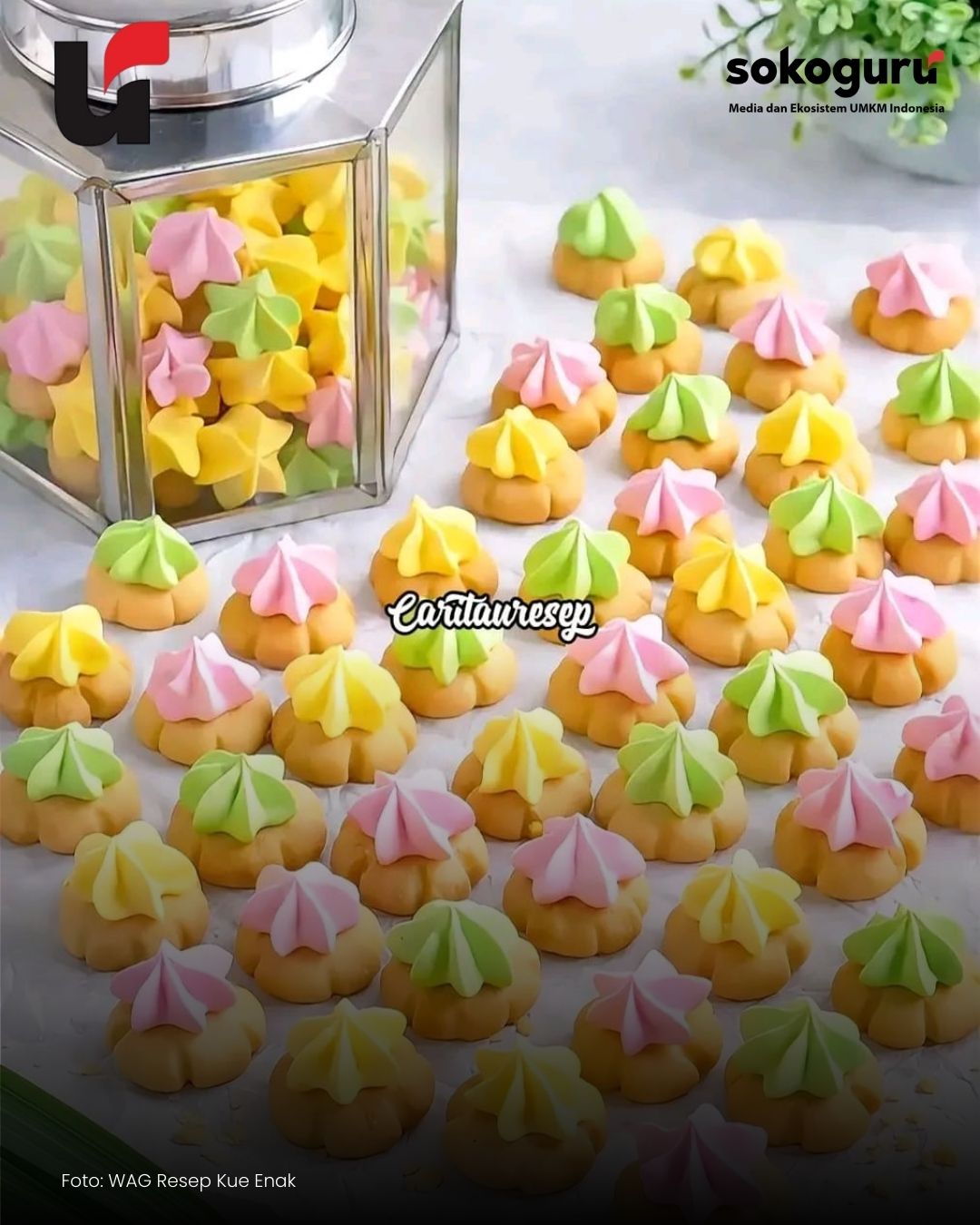 Modal Rp40 Ribuan Bisa Jadi 3 Toples? Intip Strategi UMKM Belanja Bahan Kue Gem Rose Hemat