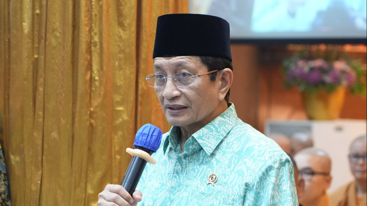 <p>Menteri Agama Nasaruddin Umar. (Dok. Kemenag)</p>
