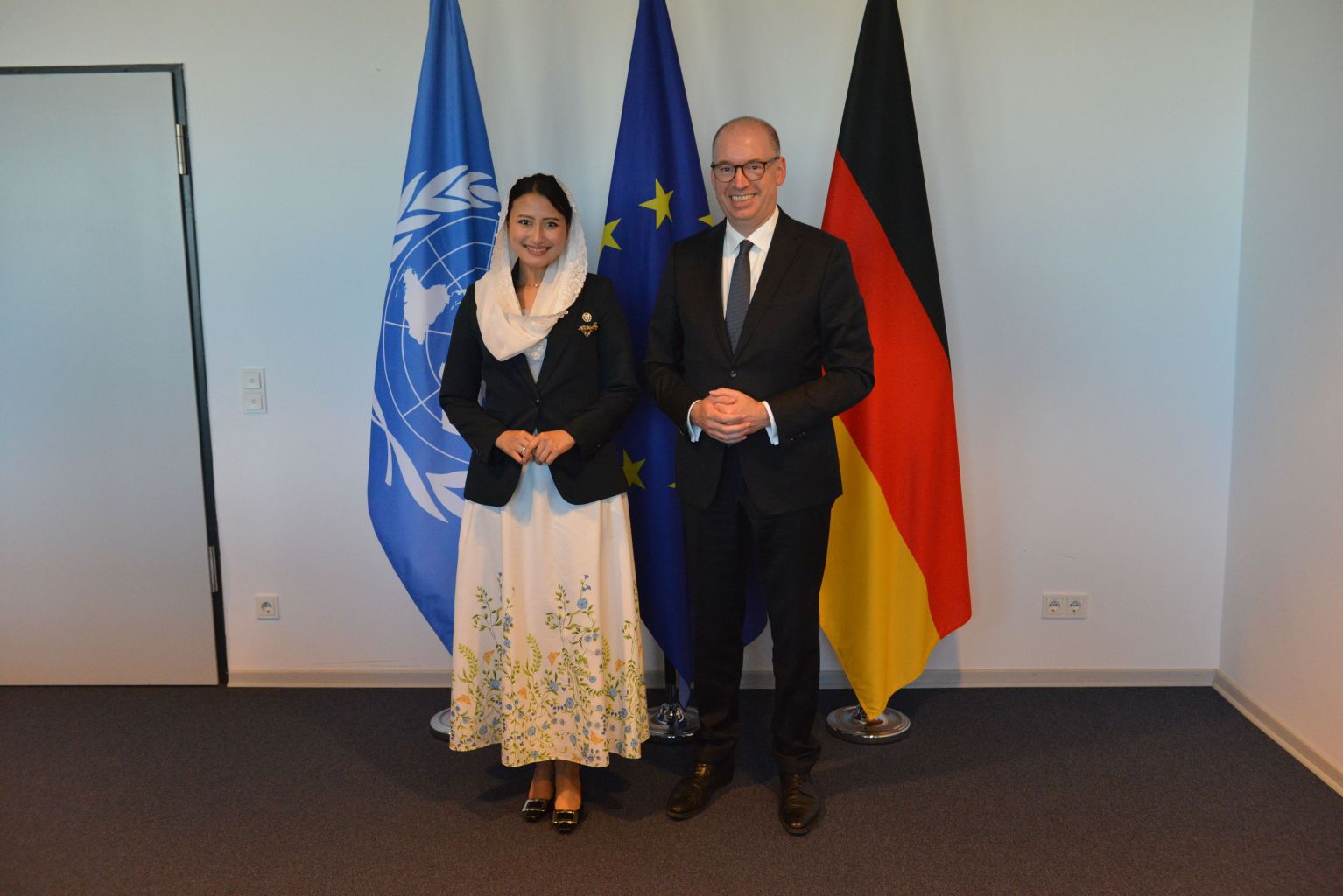 <p>Wawendag  Dyah Roro Esti Widya Putri melakukan pertemuan bilateral dengan State Secretary of the Federal Ministry for Economic Cooperation and Development (Bundesministerium für wirtschaftliche Zusammenarbeit und Entwicklung/BMZ), Niels Annen,  di Berlin, Jerman, Senin, 15 September 2025. (Dok. Kemendag)</p>
