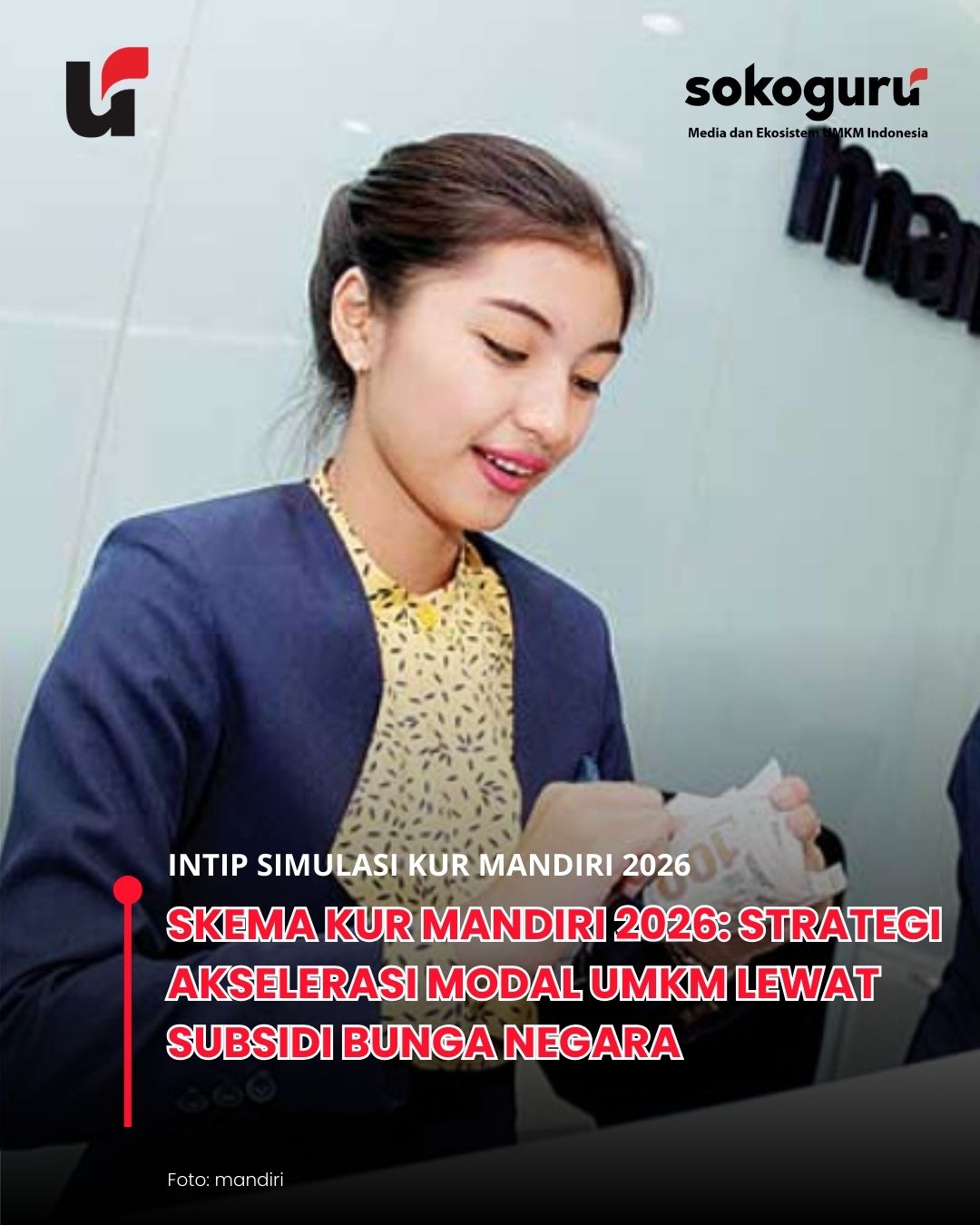 <p>pinjaman bank BUMN -&nbsp;KUR Mandiri 2026 tawarkan efisiensi modal bagi UMKM. Dapatkan informasi detail mengenai simulasi cicilan, persyaratan dokumen, hingga verifikasi lapangan di sini.</p>
