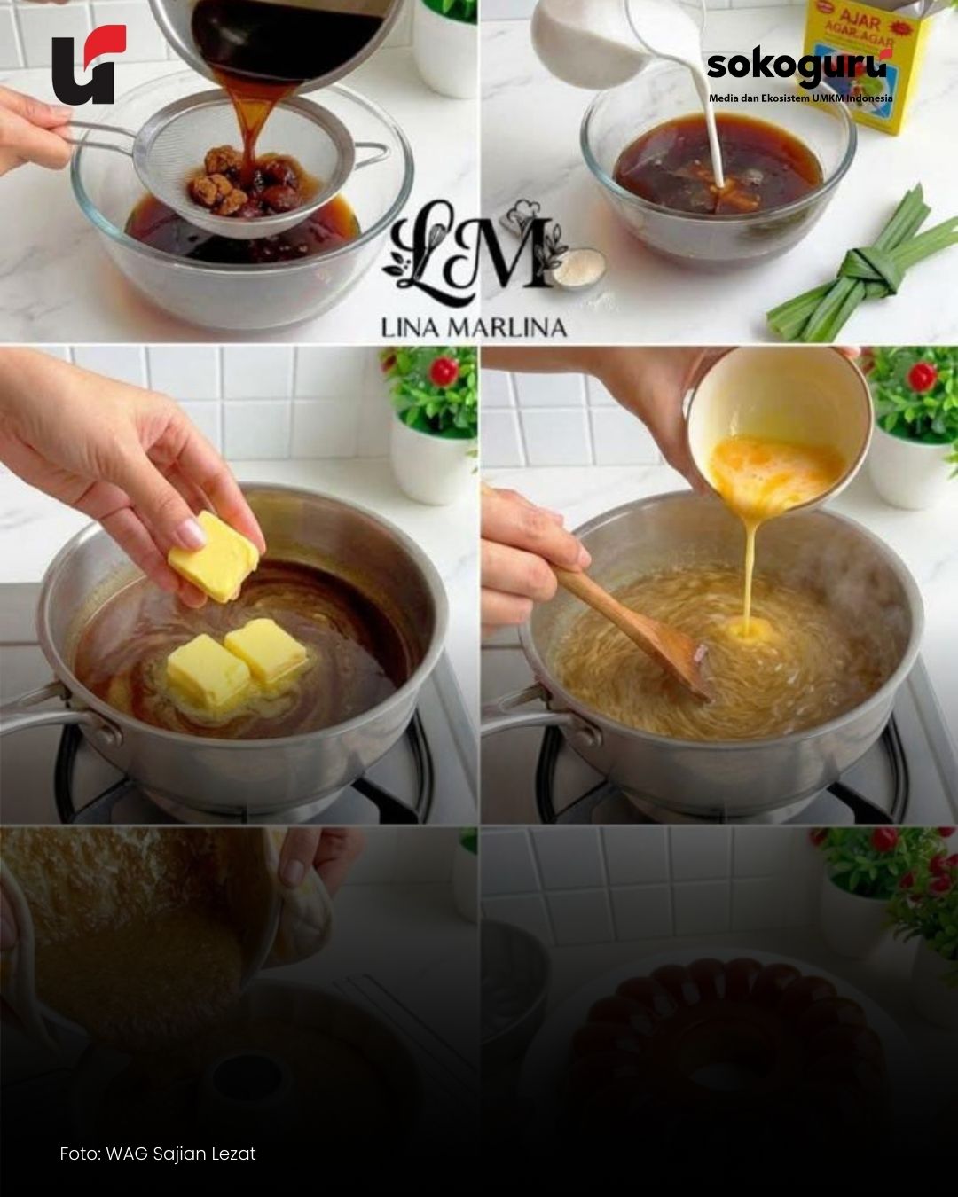 MODAL KECIL! Ide Bisnis Takjil Puding Lumut Gula Merah, Omzet Melejit Selama Ramadan