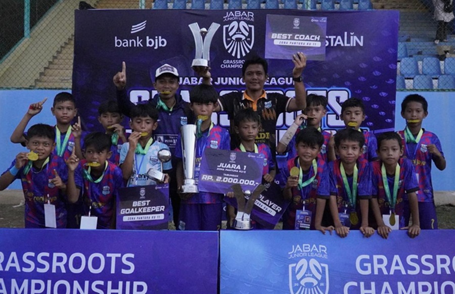 <p>Tim sepak bola usia muda yang berhasil melewati kompetisi Jabar Junior League Grassroots Championship 2025 seri Pantura, Kota Cirebon, dan lolos ke Champions Seris. </p>
