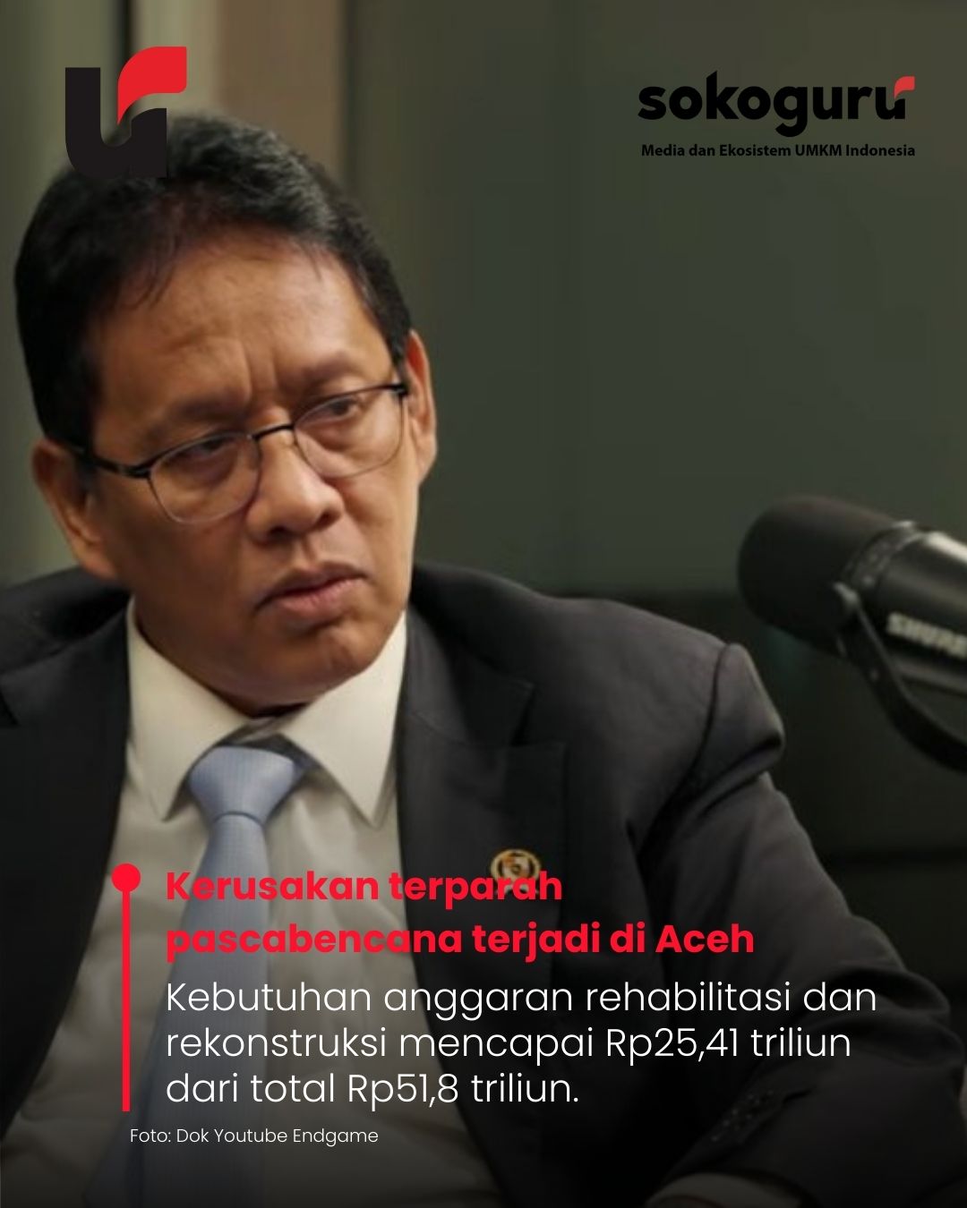 <p>Pemerintah menyiapkan dana Rp51,8 triliun untuk rehabilitasi pascabencana di Sumatra, dengan Aceh sebagai wilayah paling terdampak dan menyerap anggaran terbesar.</p>
