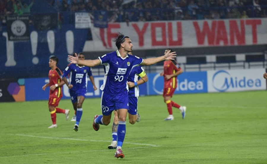 <p>Andrew Jung cetak gol untuk Persib. Simak update ranking Liga Indonesia usai Maung Bandung kalahkan Selangor FC di AFC Champions League Two. Foto: Persib.</p>
