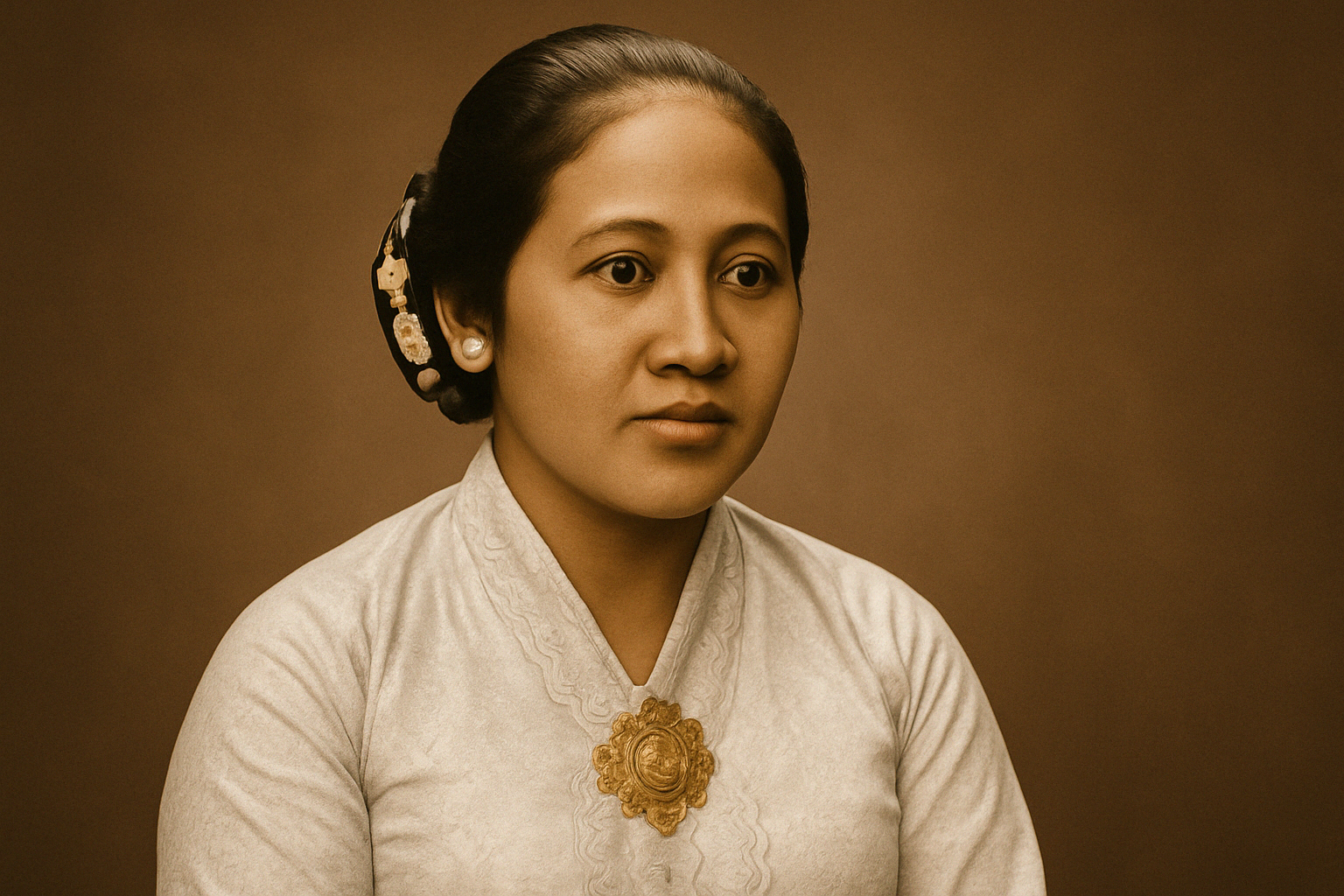 <p>Raden Adjeng Kartini, pahlawan nasional yang memperjuangan emansiasi kaum perempuan di Tanah Air. (SG-AI)</p>
