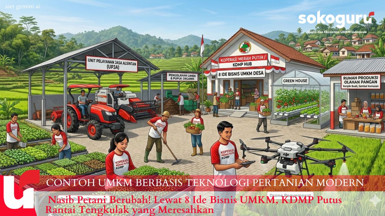 Bukan Cuma Traktor! 8 Ide Bisnis UMKM Desa KDMP Pakai Drone, Pertanian Kini Makin Canggih