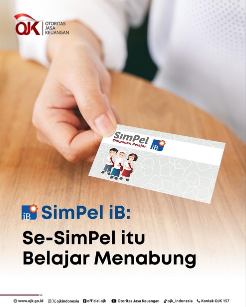 <p>ilustrasi kampanye SimPel iB dari OJK yang mengajak pelajar menabung sejak dini dengan prinsip syariah. Foto: Instagram.com/@ojkindonesia</p>
