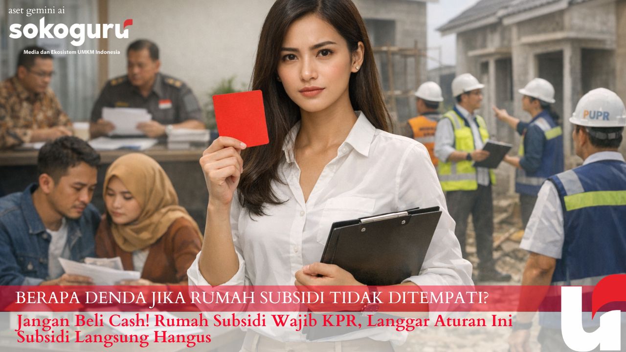 Rumah Subsidi Jangan Dibiarkan Kosong, Bisa Kena Sanksi Bunga Komersial! Ini Aturannya, Bank Teledor Disanksi