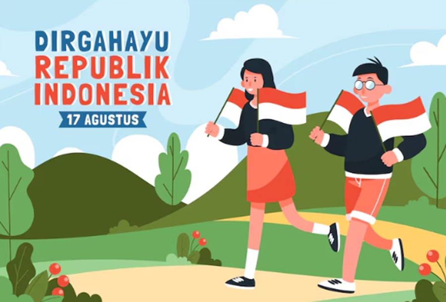 <p>Ilustrasi lomba 17 Agustus. Berikut daftar lagu wajib nasional yang cocok diputar saat lomba 17-an. (Foto: Freepik).</p>

